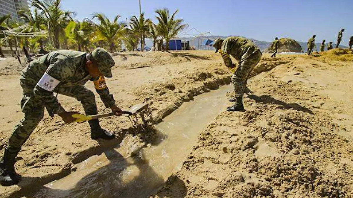 Acapulco - Ejército apoyo plan DN III 